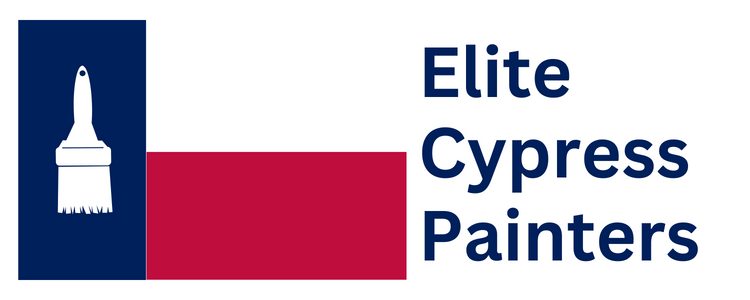 Large logo for Elite Cypress Painters that looks like a Texas flag.